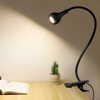 3w night lamp usb desk light eye protection bulb read book lights clip table lamps bedside lights indoor lighting