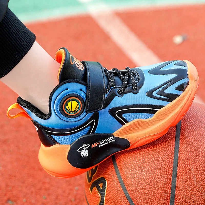 Brand Kids Sneakers Children Basketball Shoes Waterproof Running Shoes Casual Sports Shoes Boys Tennis Shoes Child Basket Shoe