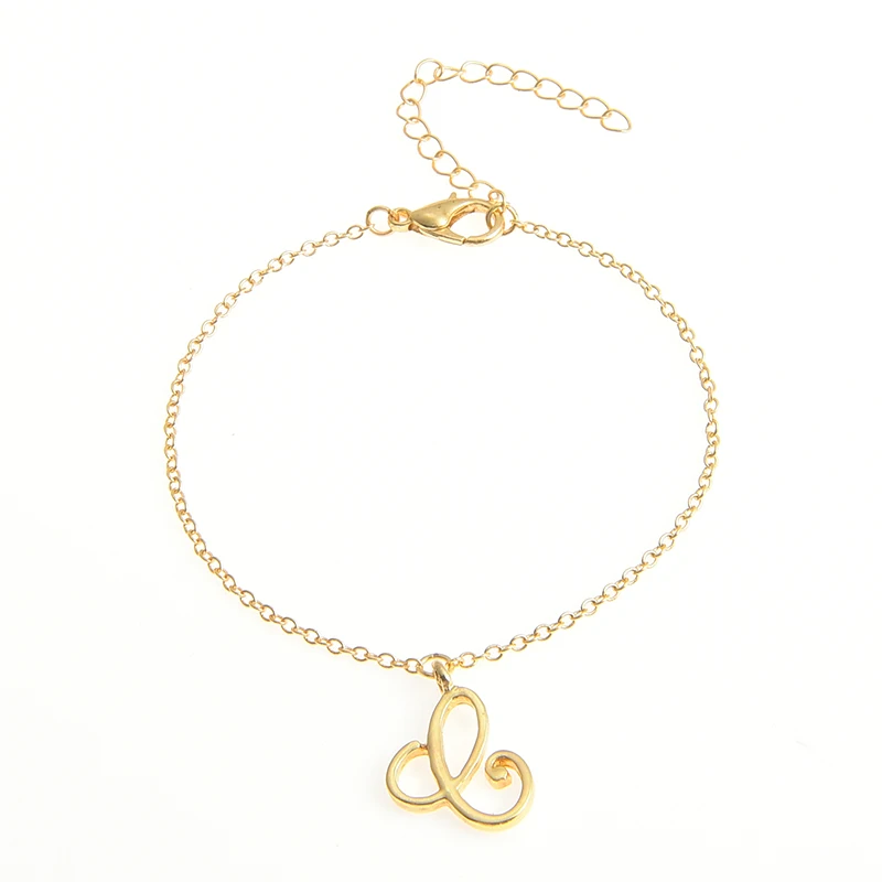 Уникальный персонализированный браслет с буквами стандартный Английский