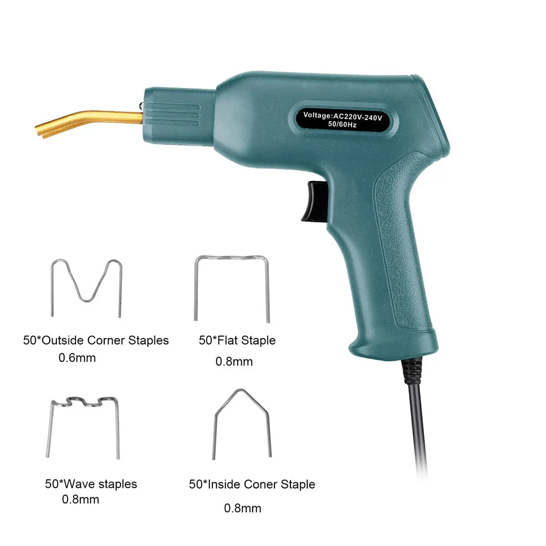

50W Handy Plastics Welders Garage Tools Car Bumper Repairing Welding Tool Hot Staplers Machine PVC Plastic Repairing Machine