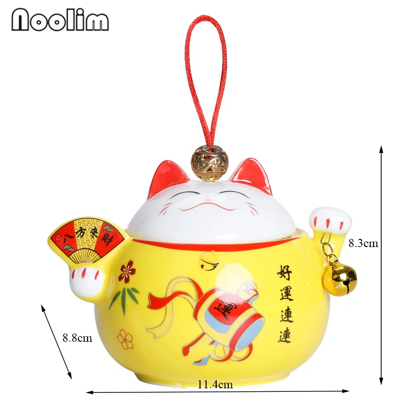 Керамические Герметичные банки Lucky в форме милых кошек для чая Мини специй