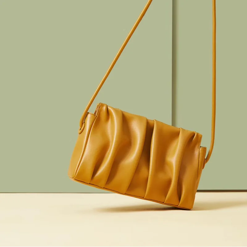 Миниатюрная Женская сумочка из натуральной кожи маленькая квадратная модная