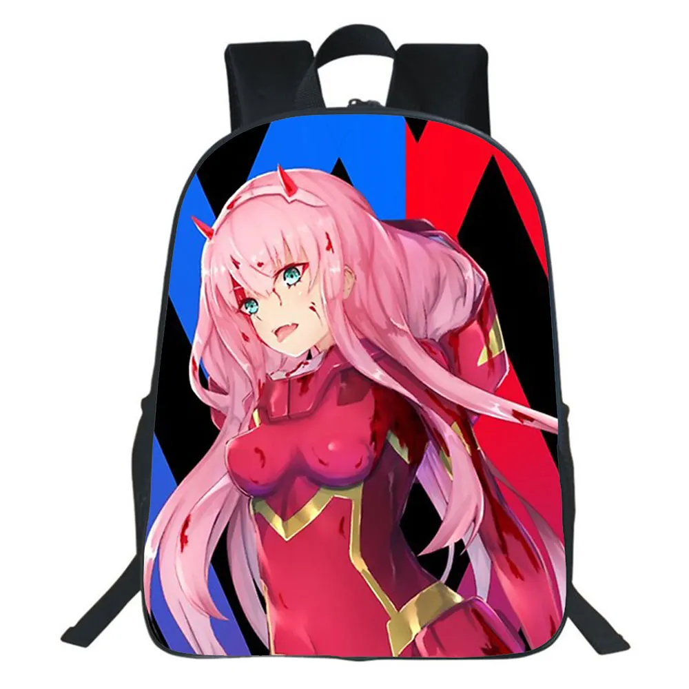 

Darling In The Franxx Backpack Boy Girl Bag Women Bookbag Students School Bags Fashion Casual Cartoon Knapsack Anime Backpack