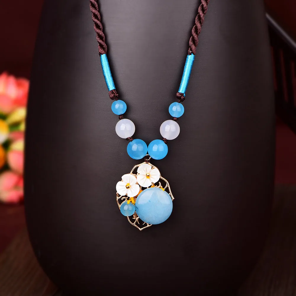 Цепочка до ключицы в китайском стиле ретро ювелирные изделия национальном