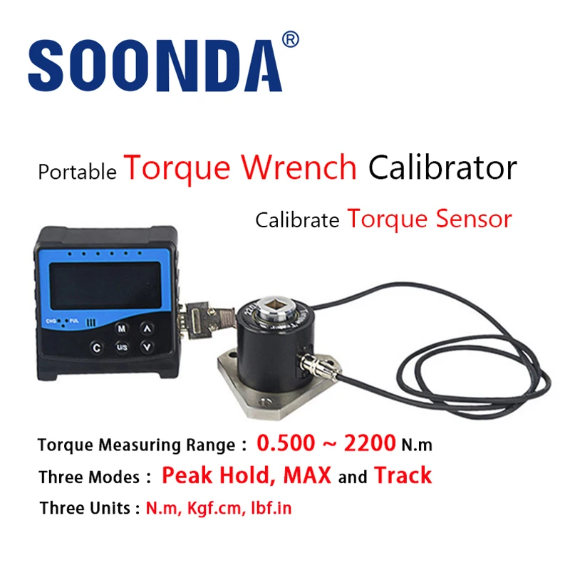 

Digital 0.5N.m~2200N.m Torque Tester Torque Quality Control,Torque Sensor Wrench Calibration,Transmission Torque Of Power System