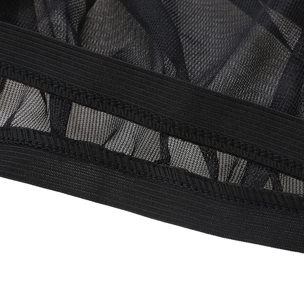

2pcs Car Rear Window Protection Cover Black Gauze Net UV Protection Sunscreen Heat Insulation Anti-mosquito Side Window Sunshade