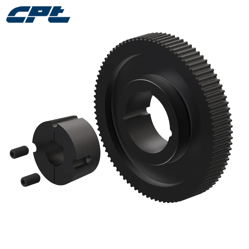 Шкив ГРМ CPT HTD 8M стальной материал Шаг 8 мм 90 зубцов для ремней шириной 30 подходит