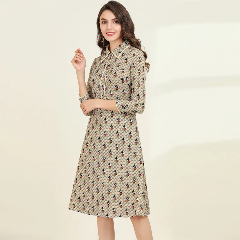 Xiaomoli шоу молодой мультфильм изображение милый Принт темперамент талии плотно