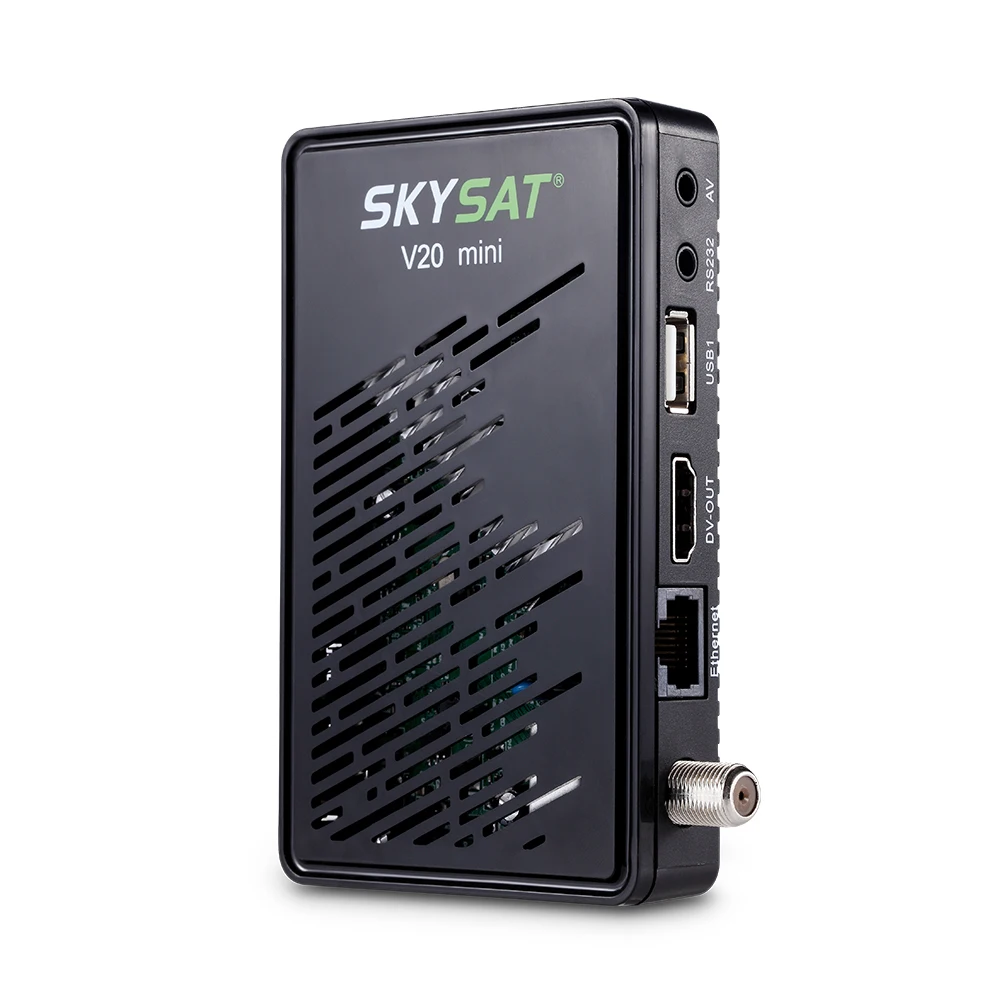 SKYSAT V20 мини H265 спутниковый ресивер DVB-S2 HD ACM CS Cline CCCam Newcamd RJ45 WiFi Powervu Biss m3u Xtream IPTV декодер