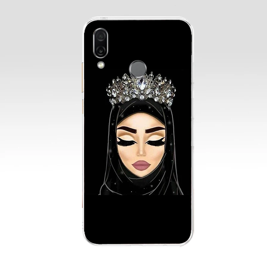 Чехол для телефона из мягкого силикона и ТПУ женщин арабов с глазами лица Niqab 030FG