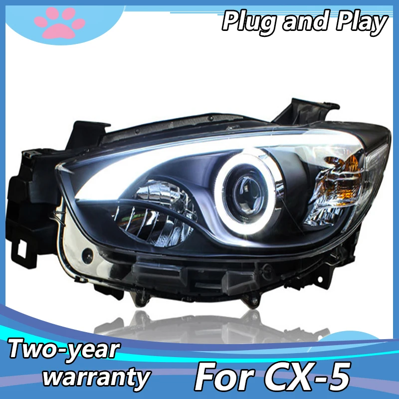 

Car Styling Head Lamp case for Mazda CX-5 Headlights LED Headlight DRL Lens Double Beam Bi-Xenon HID car Accessories