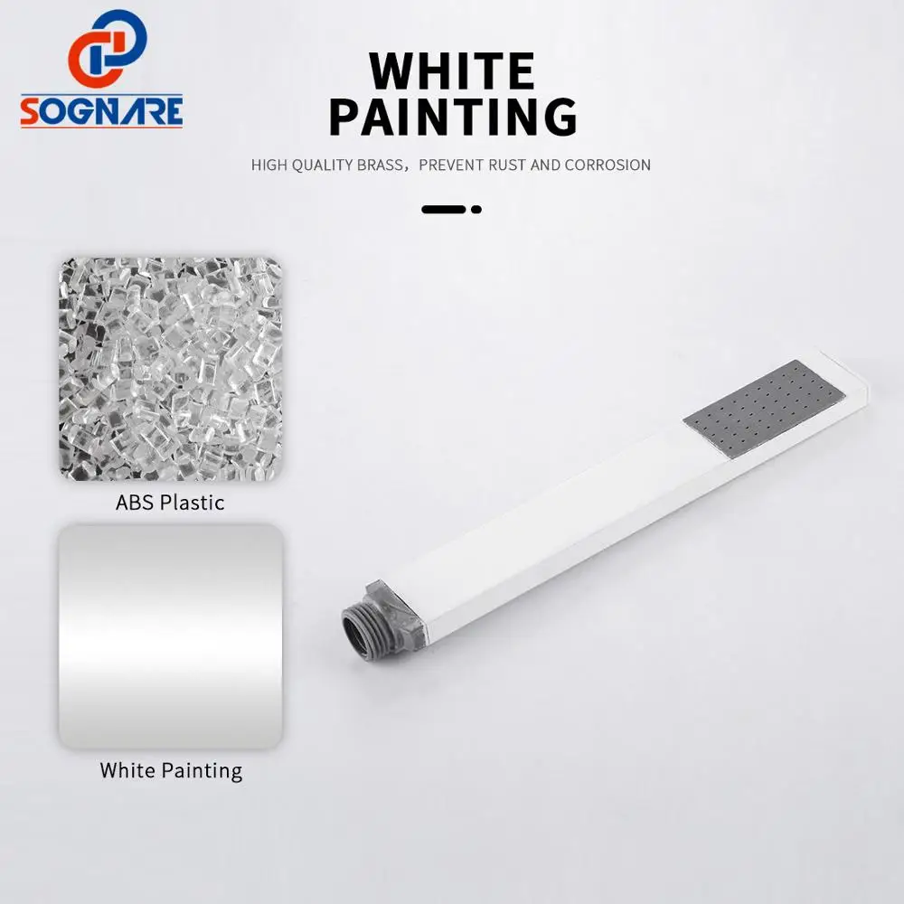 Набор для ванной комнаты SOGNARE белый смеситель ванны душа скрытый водопад |