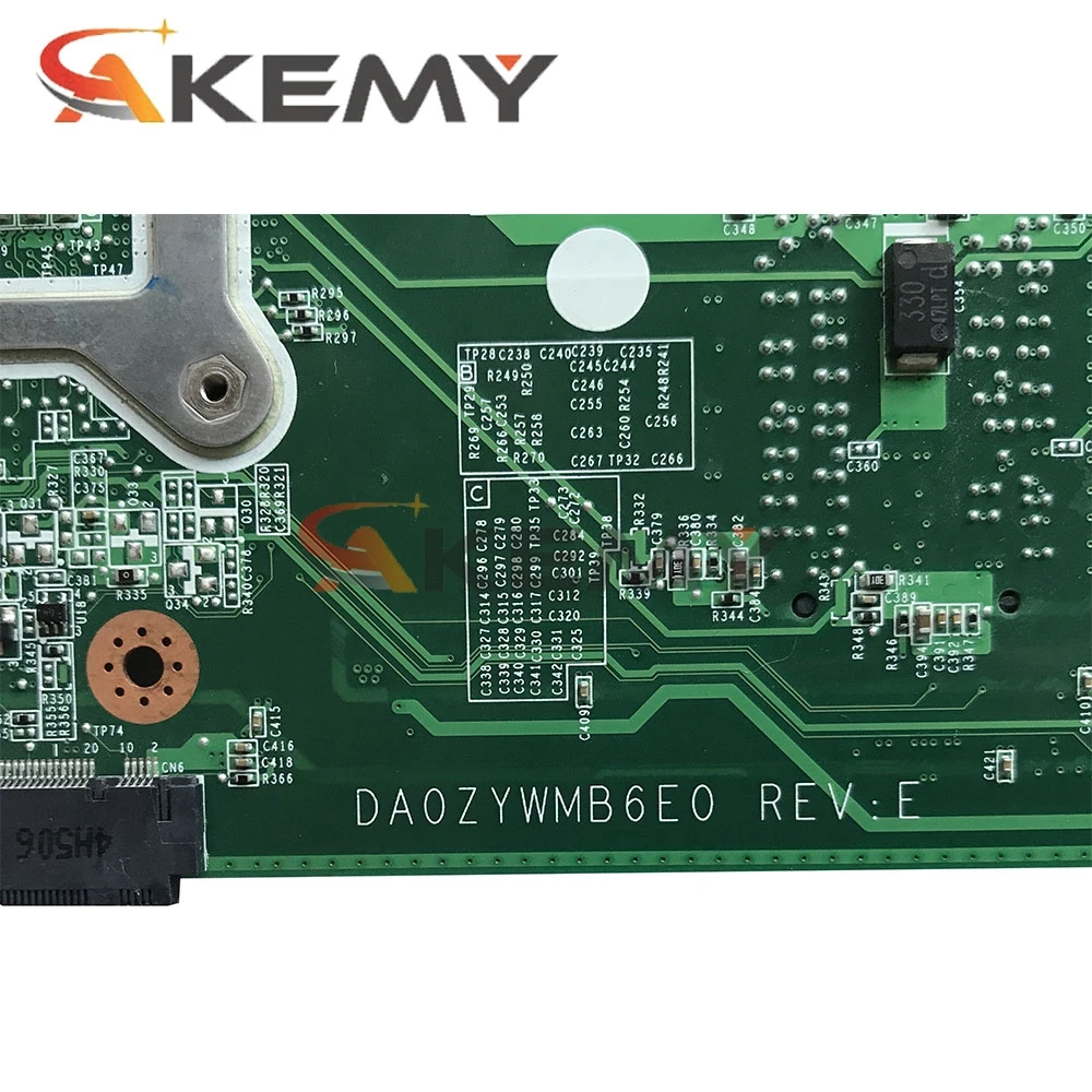 

Akemy Laptop motherboard For ACER Aspire E5-731 i3-4005U Mainboard DA0ZYWMB6E0 SR1EK N15S-GT-S-A2 DDR3
