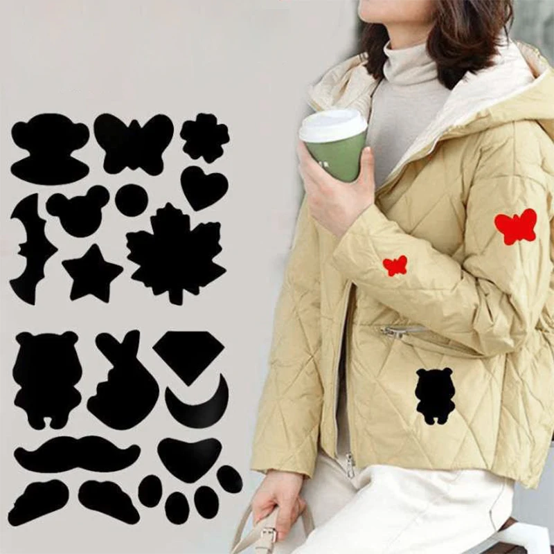 

Cutting-free Pattern Self-adhesive Patches Cloth Sticker DIY Repair Down Clothing Jacket Raincoat Holes Jacket Cloth Paste