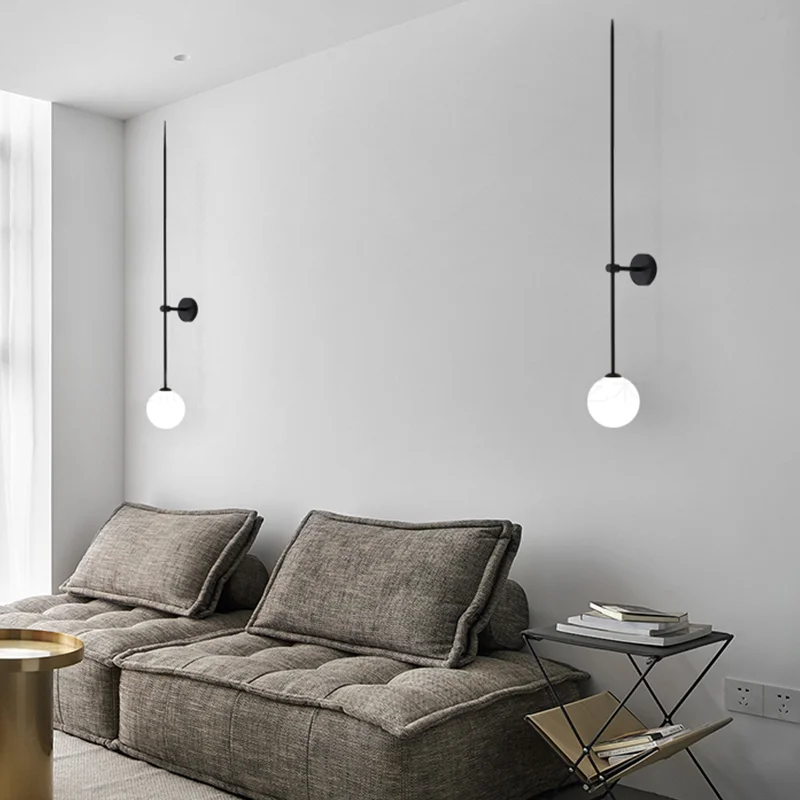 Минималистичный современный светодиодный настенный светильник для спальни