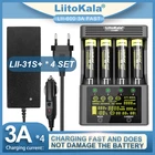 Аккумуляторное зарядное устройство LiitoKala для Li-ion 3,7 V NiMH 1,2 V, подходящее для 18650 26650 21700 AA AAA