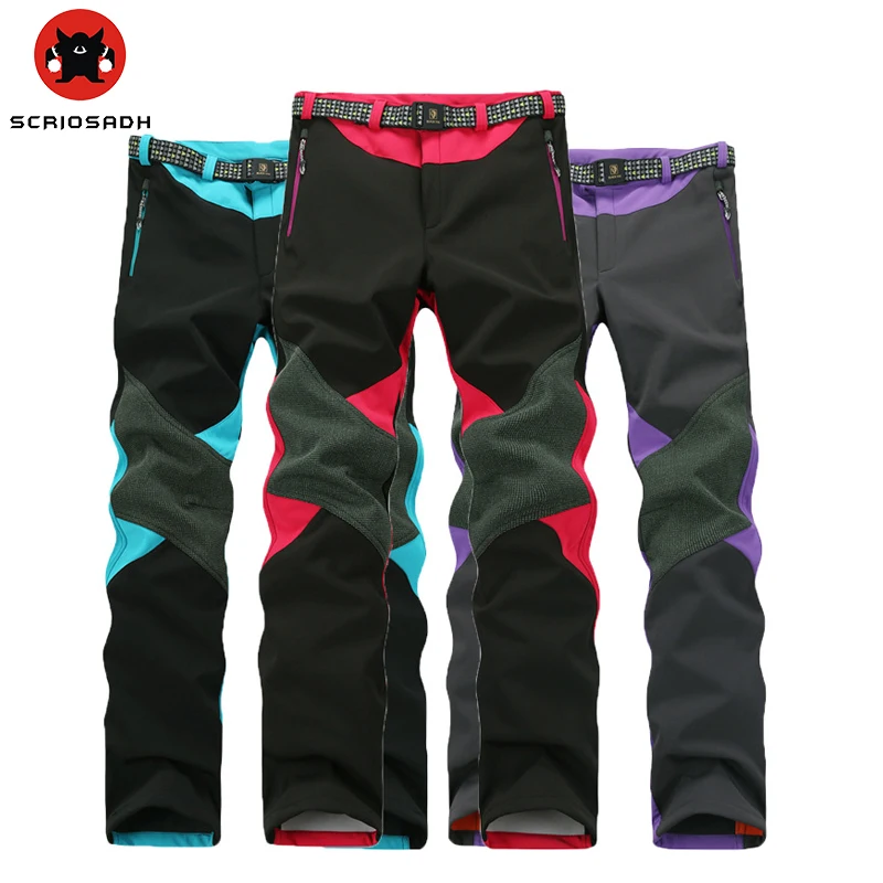 2021 уличные спортивные флисовые брюки женские с мягкой оболочкой альпинистские