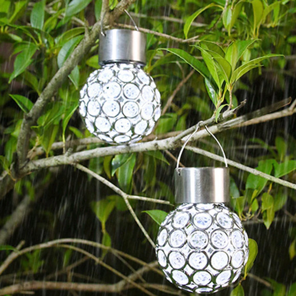 

Солнечные подвесной светильник многоцветный полые Стекло мяч с ручкой статуя Винтаж Greensward лампа украшения