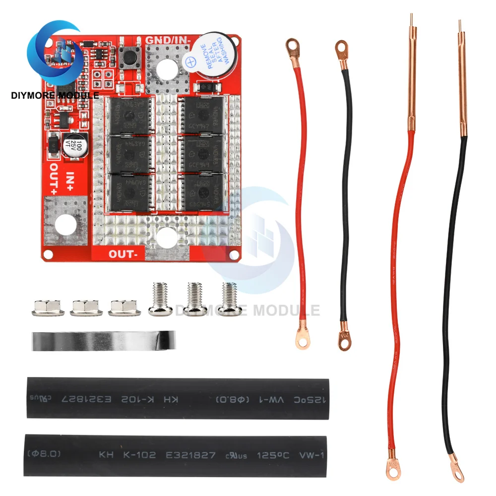 

Литиевая батарея точечной сварки материнская плата постоянного тока 6-18 в 90-200A 6MOS для 18650 Power Bank Group Cell сварочный комплект «сделай сам»