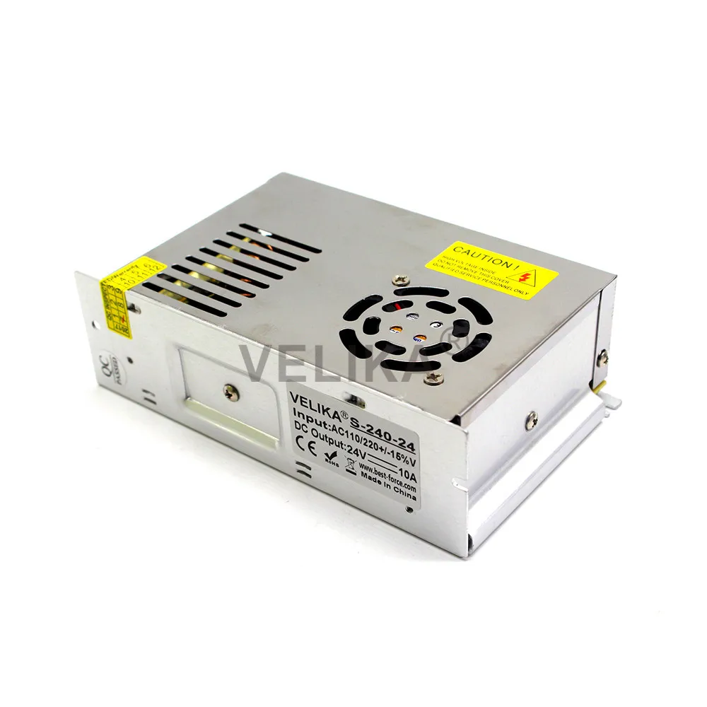 DC24V импульсный источник питания 10A 240W Светодиодный Трансформатор 110v 220v ac dc 24v SMPS