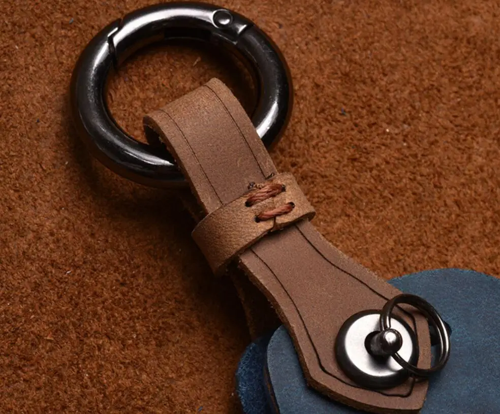 Модный автомобильный чехол для ключей из натуральной кожи VW Passat B8 CC Magotan SKoda A7 Octavia