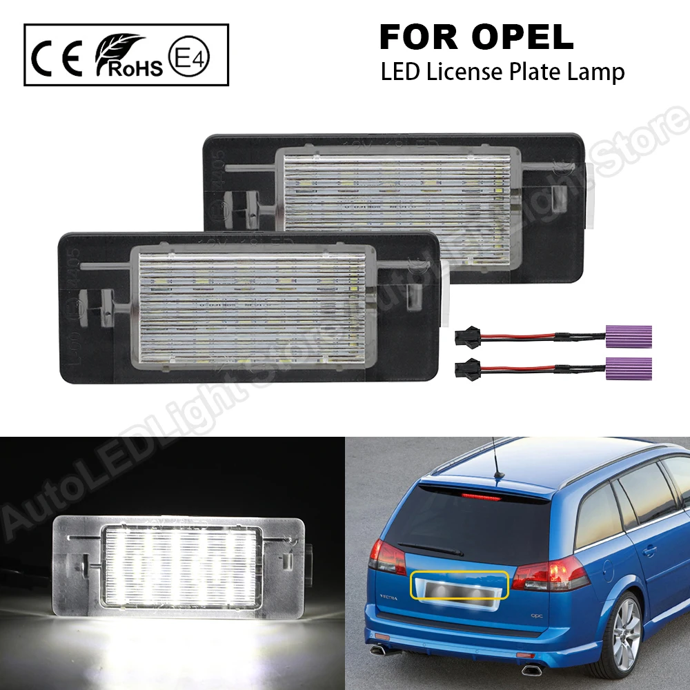 2 шт. светодиодный Подсветка регистрационного номера 12V 6000k белый номерной знак