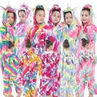 Пижама-кигуруми с капюшоном для девочек и мальчиков