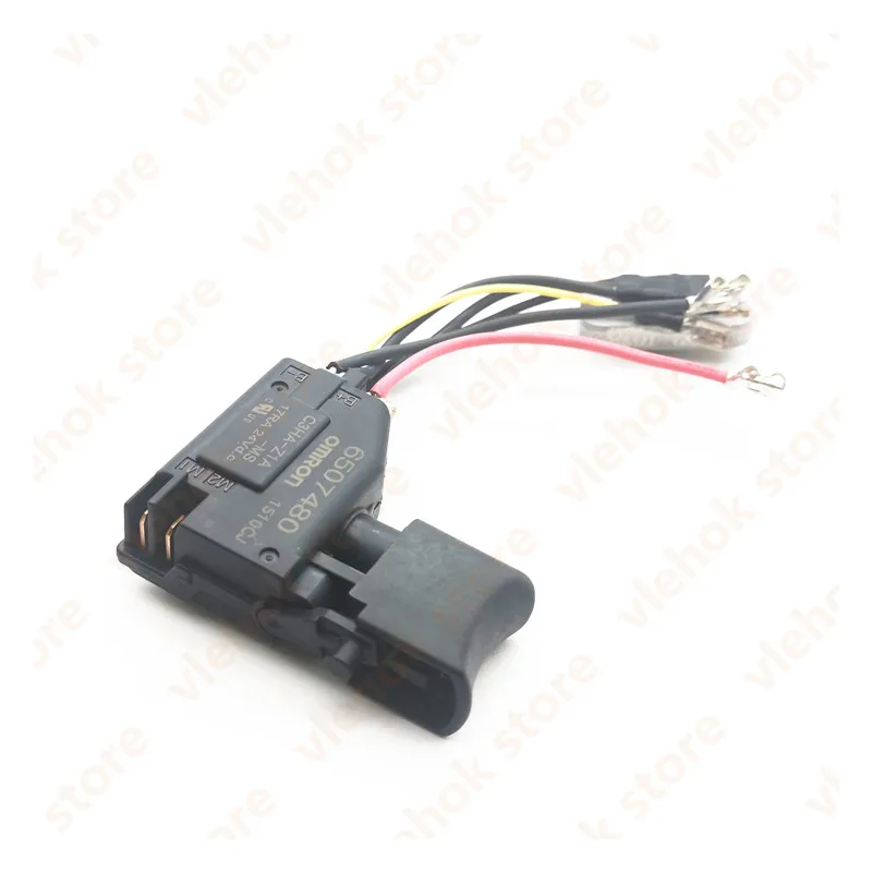 Переключатель для MAKITA DF453D DDF453 DDF453RFE DHP343 DDF343 BHP343 BDF343 DHP453RFE 6506751 632A24 0 632A240|Аксессуары