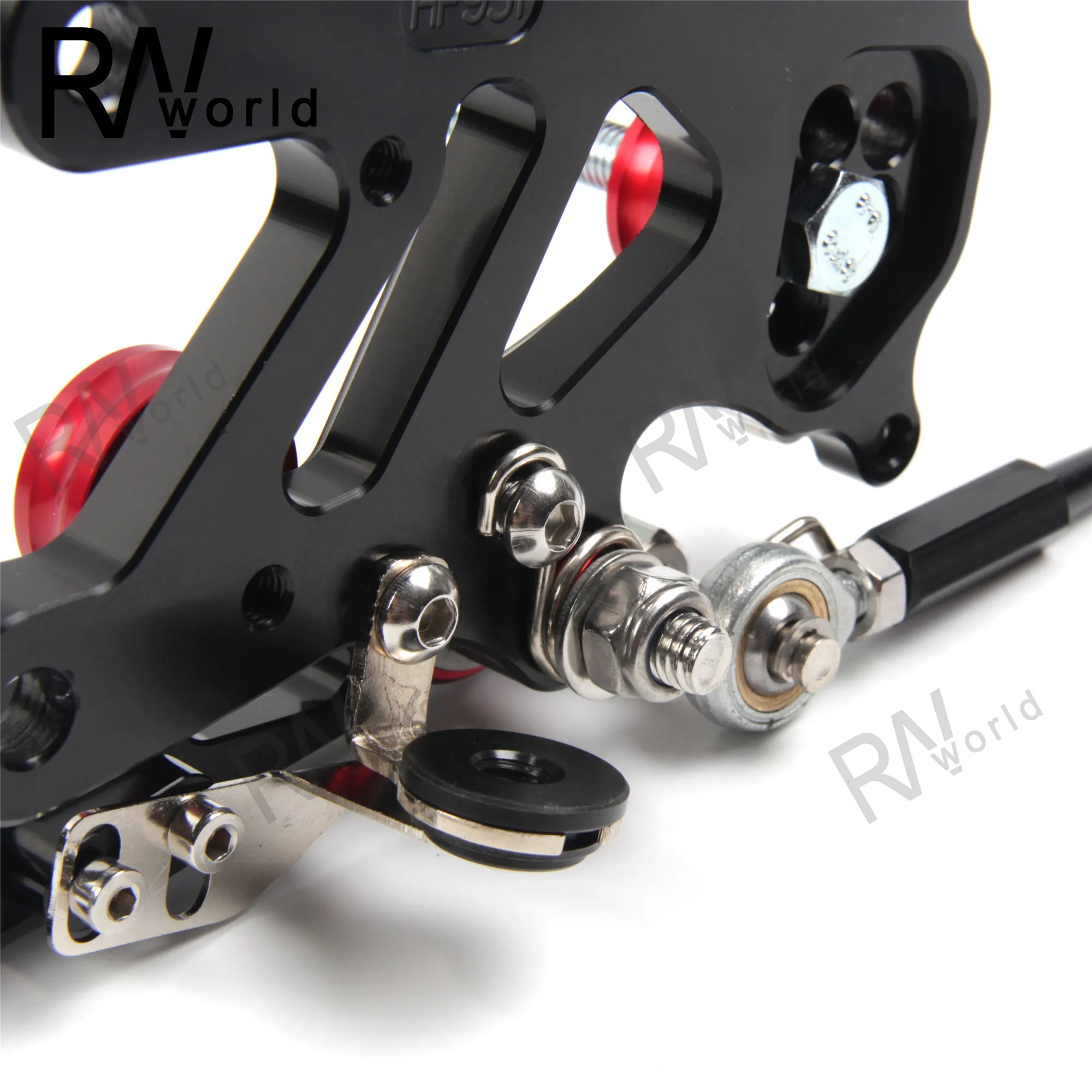 CNC сплав регулируемый мотоцикл подножки Rearset задний подножек для APRILIA RSV4 фабрика