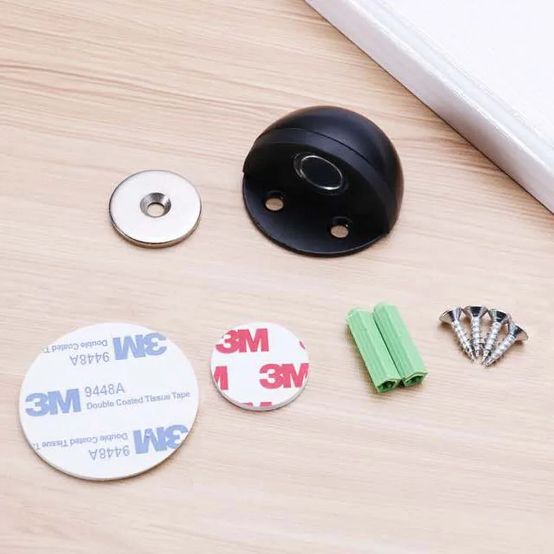 Магнитная дверная пробка из нержавеющей стали двойной захват без перфорации