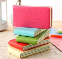 smiling face notebook notebook sub korean creative stationery shop bar color pages mini handheld easy to carry