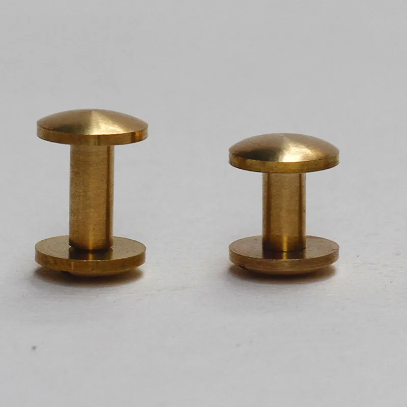 10*4*10 мм Чикаго винт двойной дуги кошелек сумка на ремне с заклепками DIY ручной