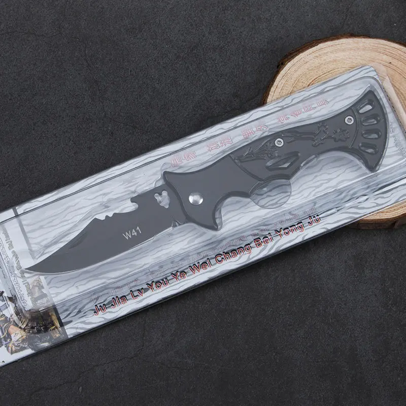 

Outdoor Folding Knife High Hardness Self-defense Camping Knife Fruit Knife Knives Folding