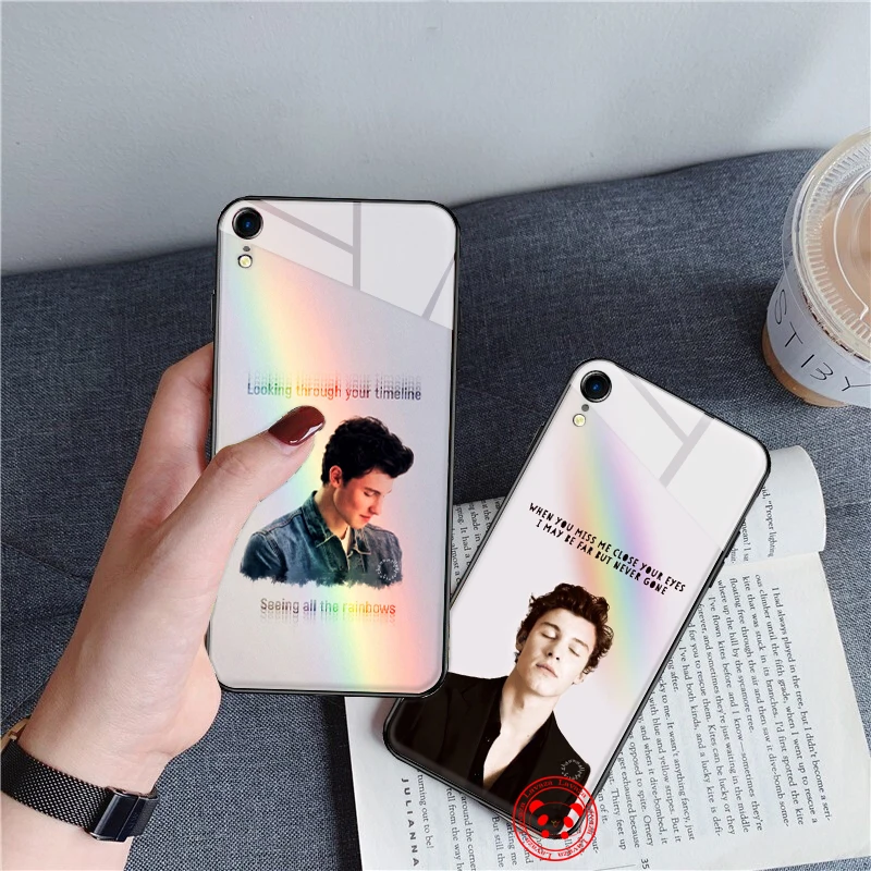 61d BiNFUL Шон Мендес шаблон стеклянный чехол для телефона Apple iPhone 11 Pro XR X XS Max 6 6S 7 8 Plus 5