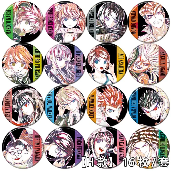 Брошь-значок аниме акриловая 58 мм