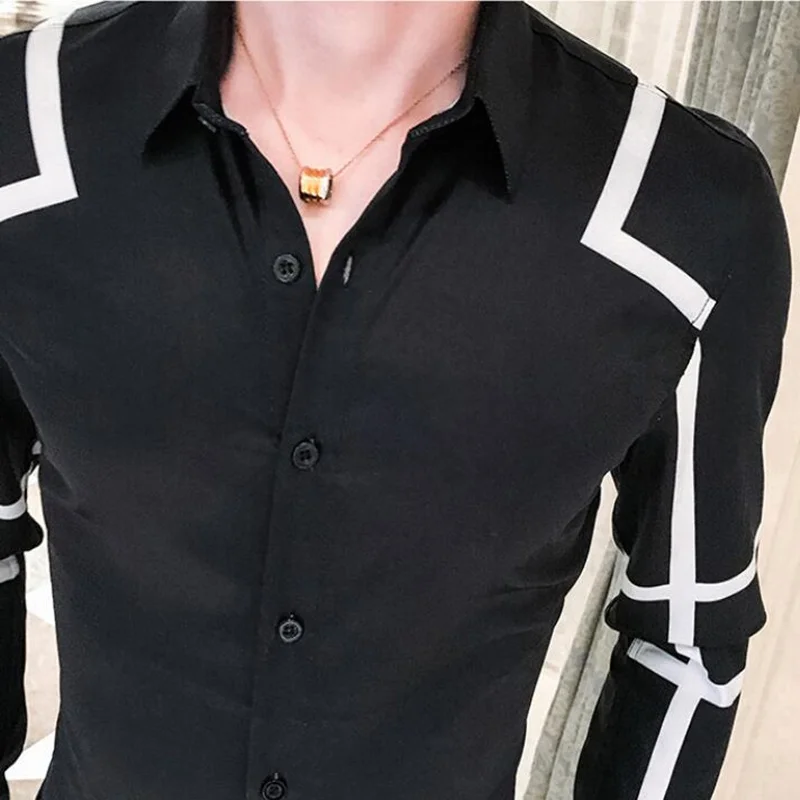 2019 новые стильные мужские весенние рубашки высокого качества из чистого хлопка с