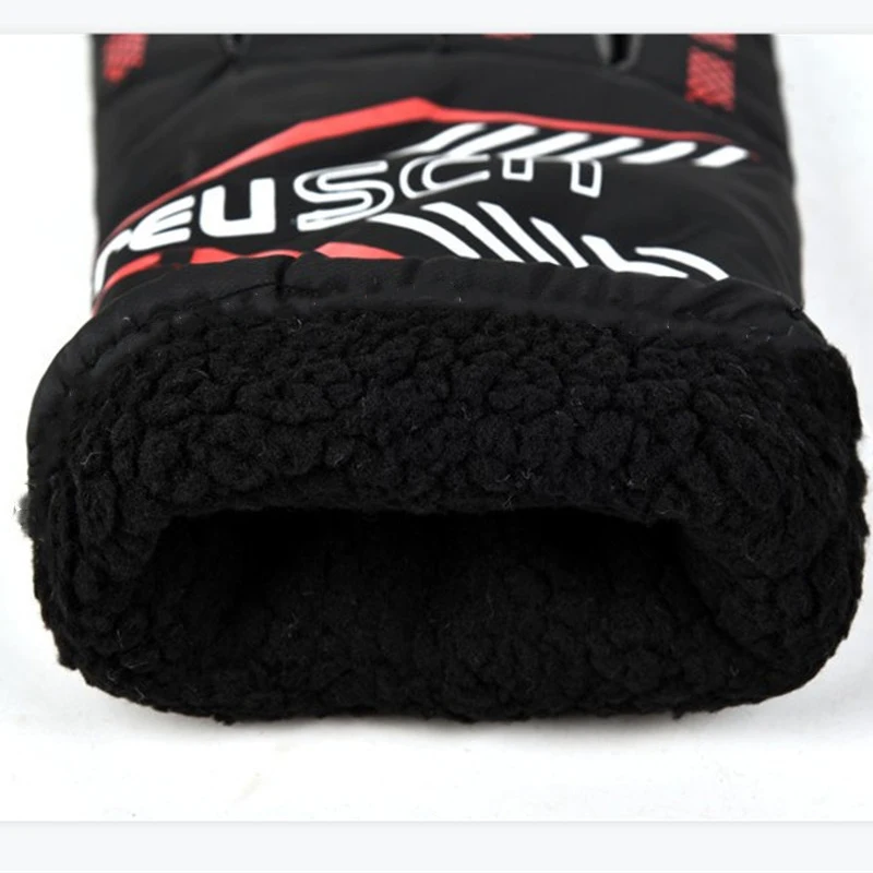 Перчатки для мужчин и женщин водонепроницаемые ветрозащитные теплые флисовые