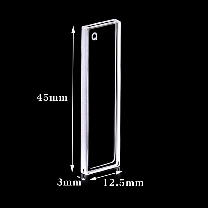 Стандартный кварцевый Кувет с крышкой (0 5 мм)/кварцевый элемент/спектрофотометры