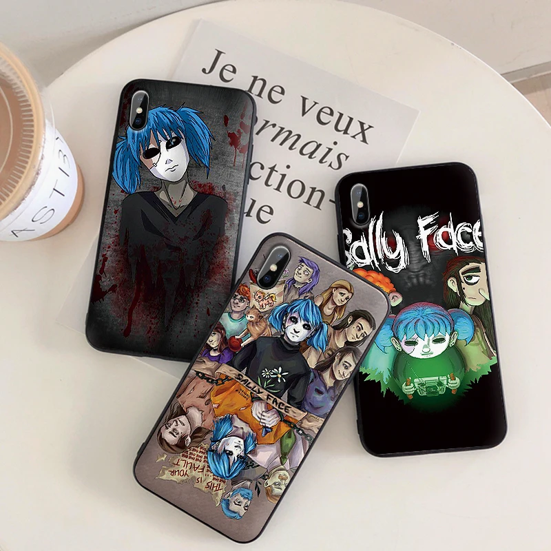 Чехлы для iPhone XR XS Max X 6 6S 7 8 Plus Sally Face игровая мягкая IMD задняя крышка телефона