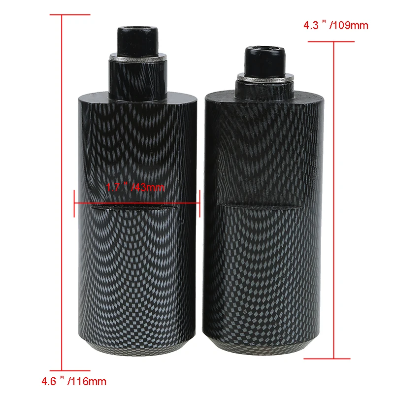

POSSBAY Carbon Fiber/Black Motorcycle Frame Sliders Crash Protector Off-Road Parta Durable For Yamaha YZF R1 2004-2006 04 05 06