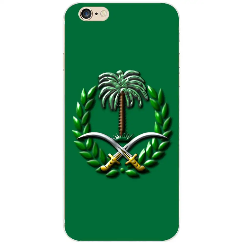 Saudi Arabia National Flag Emblem TPU Soft Silicone Phone Case for iPhone 6 7 8 S XR X Plus 11 Pro Max Cover |