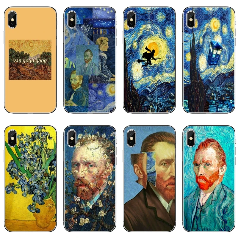 Силиконовый чехол для телефона Vincent Van Gogh Starry Sky Xiaomi Mi 9 8 SE Pro A2 Lite 6X 5 4 A3 A1 Note Max Mix 2 3