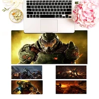 2020 doom mouse pad gamer keyboard maus pad desk mouse mat game accessories for overwatch