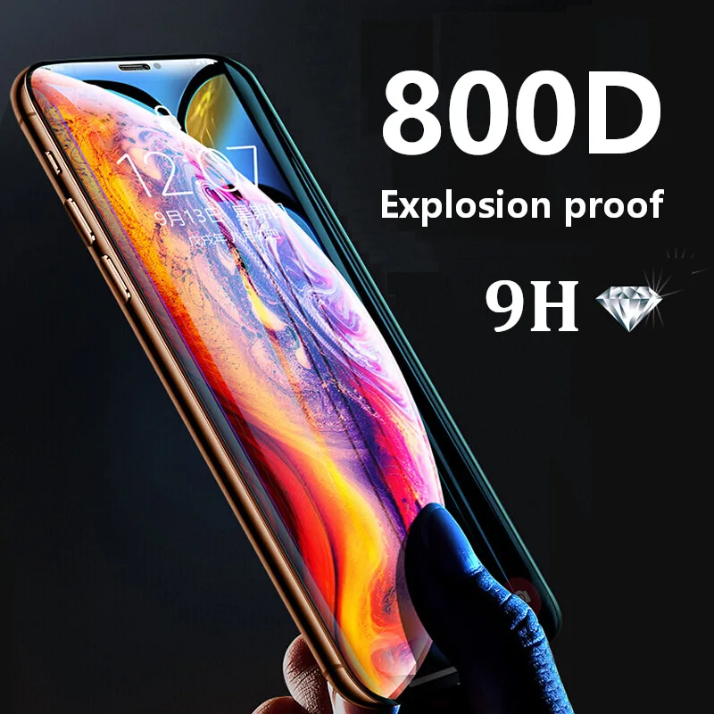 Стекло для iPhone 11 Pro Защита экрана XR X XS Max закаленное стекло 7 6 S s 8 Plus SE 2020 | Мобильные