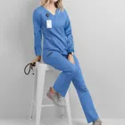 Женские скрабы, униформы для домашних животных, спа, рабочая одежда врач-медсестра, Рабочая Униформа для зубов, медицинская одежда