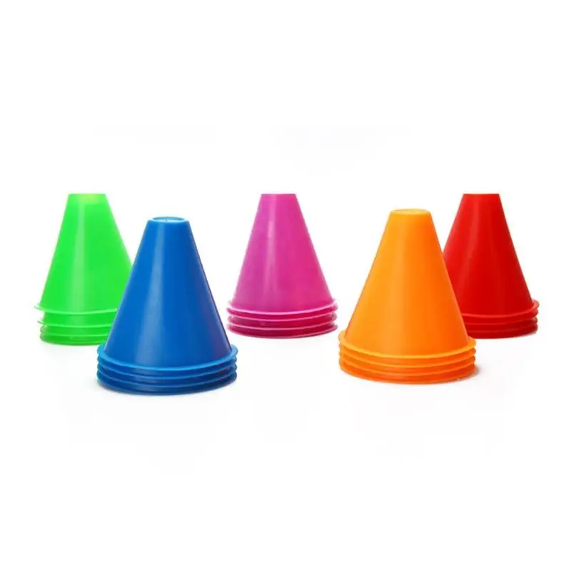 

Durable Marker Cones Wear-resistant 10pcs Marker Cones for Roller Skating Football Soccer Agility Training Equipment
