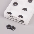 10 шт. RDMT0802MOTN CY250 RDMT1204 MOTN CY250 токарные инструменты с ЧПУ карбидные Токарные Вставки внешние токарные инструменты Круглый фреза