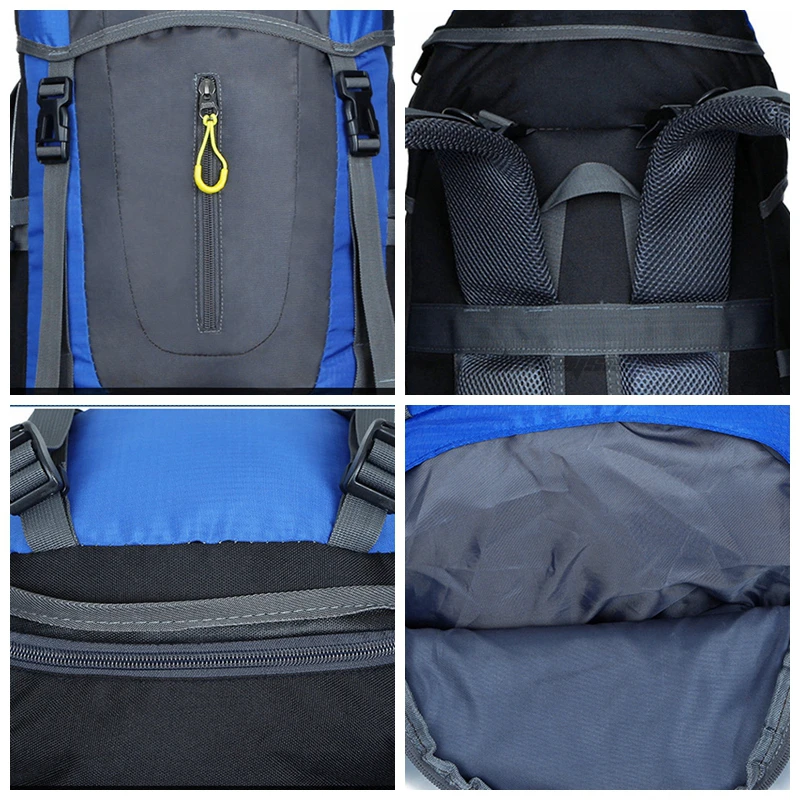 65L Большой Вместительный походный рюкзак водонепроницаемый для альпинизма