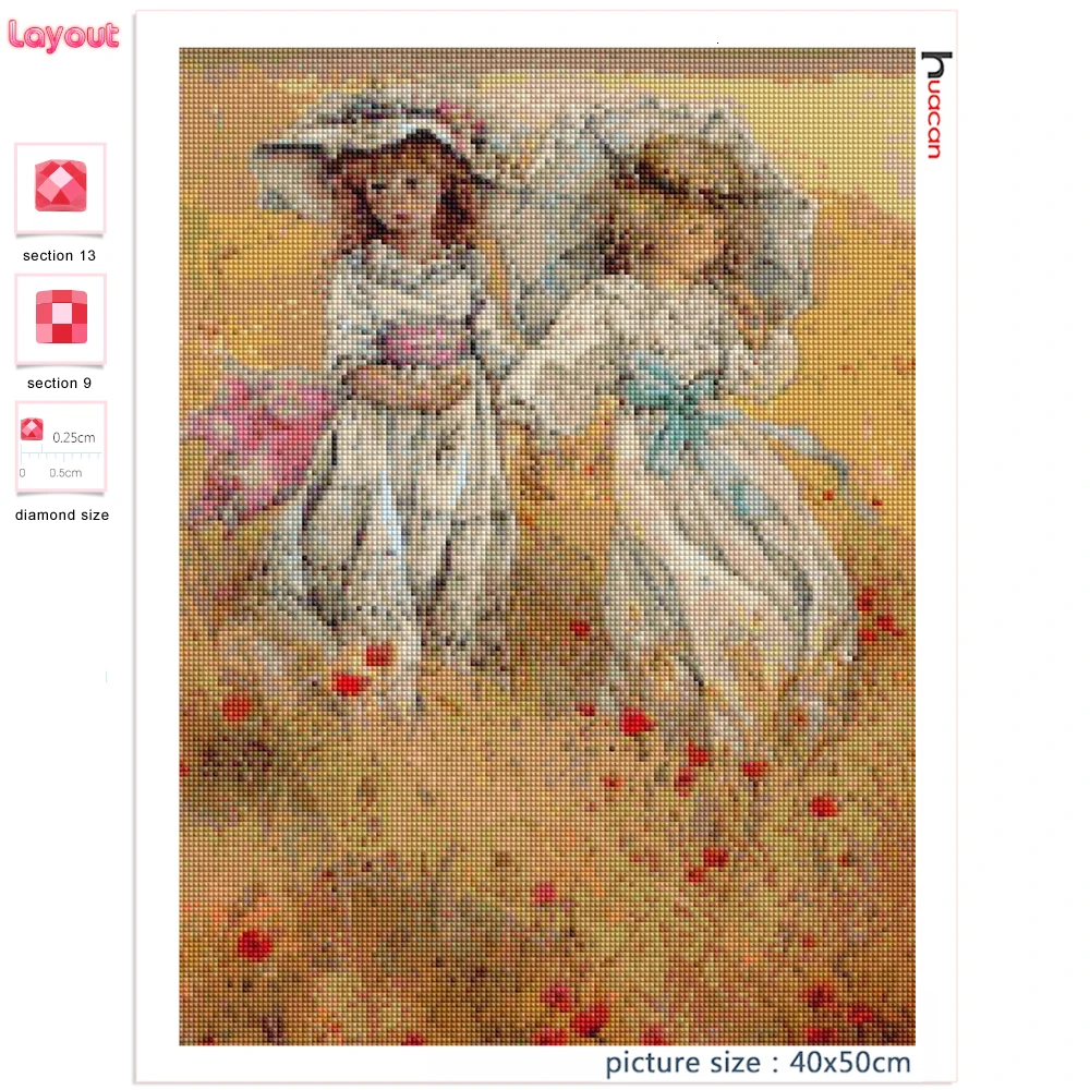 Huacan алмазная вышивка распродажа рождество полная площадь Алмазный мозаика