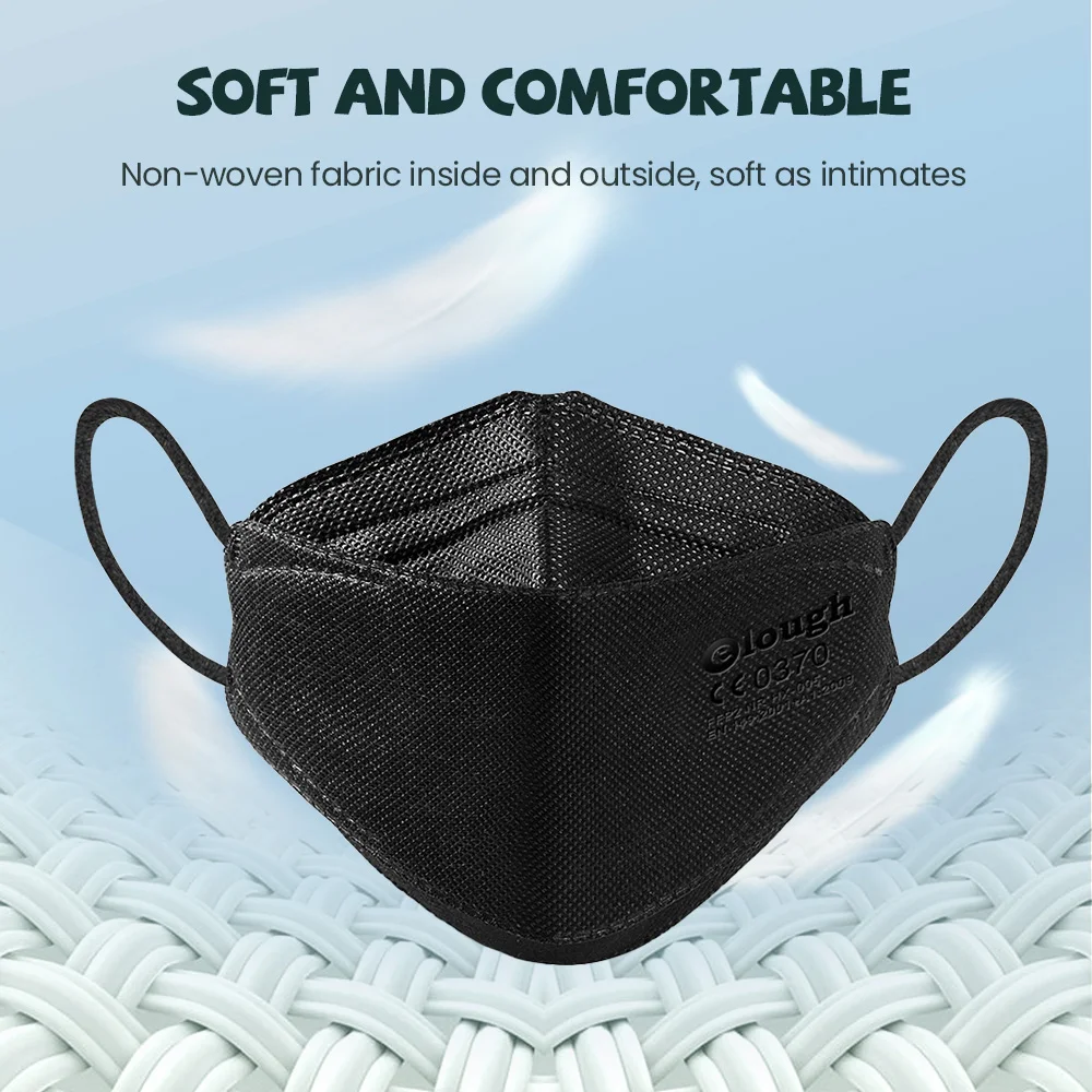 Elough FP2 маски для детей FFP2mask 6-12 лет Mascarilla Infantil FPP2 Homologada CE FFP2 Многоразовые Детские KN95